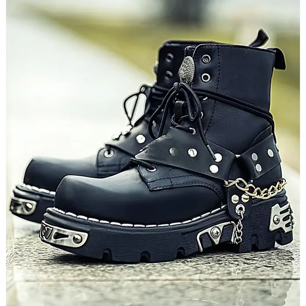 Men's Fashion Genuine Leather  - огляд і ціна Motorcycle Chain