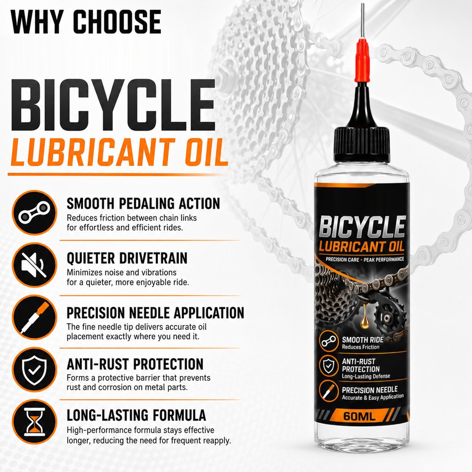 60ml  Chain Saw Oil Lubricant  - огляд і ціна Bicycle Chain