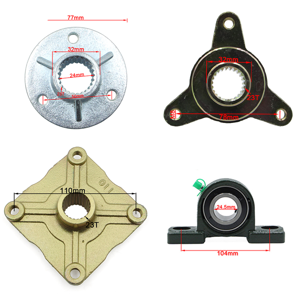 Go Kart 740mm Rear Axle Comple - огляд і ціна 428 Chain