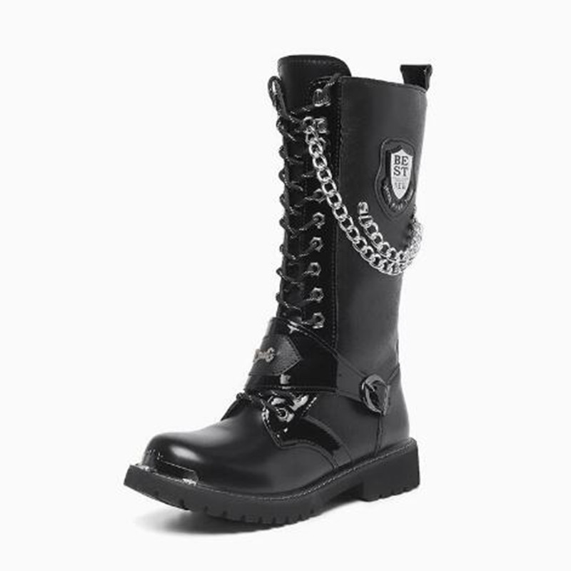 Luxury Men Motorcycle Boots Mi - огляд і ціна Motorcycle Chain