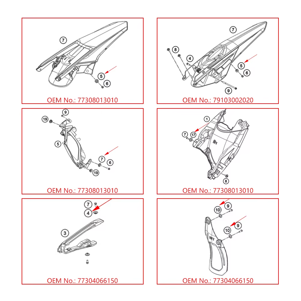 OTOM Motorcycle Chain Slider R - огляд і ціна Motorcycle Parts Chain